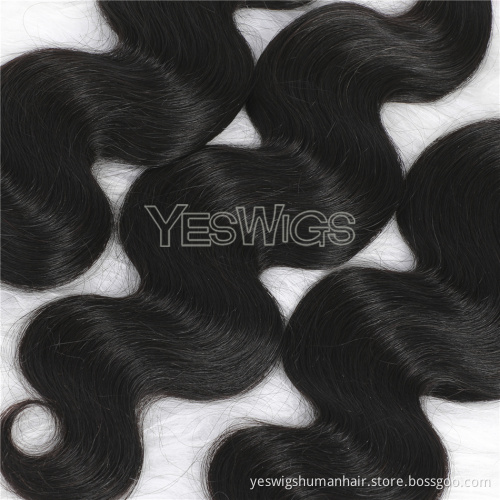 Unprocessed Indian Human Hair Double Weft Body Wave Bundles Wavy Indian Hair Double Weft Bundle Extensions Vendor Wholesale